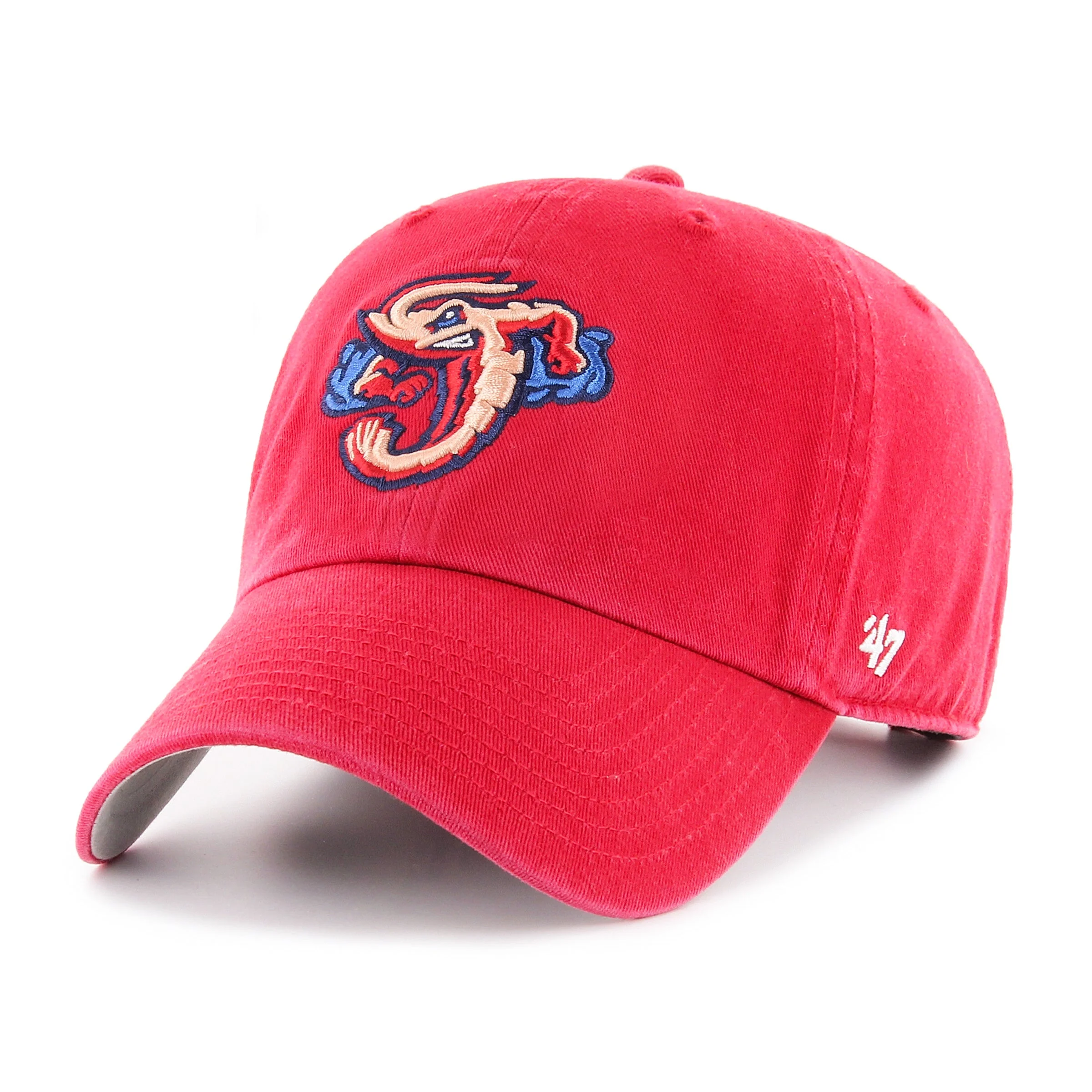 Jacksonville Jumbo Shrimp '47 Red Clean Up