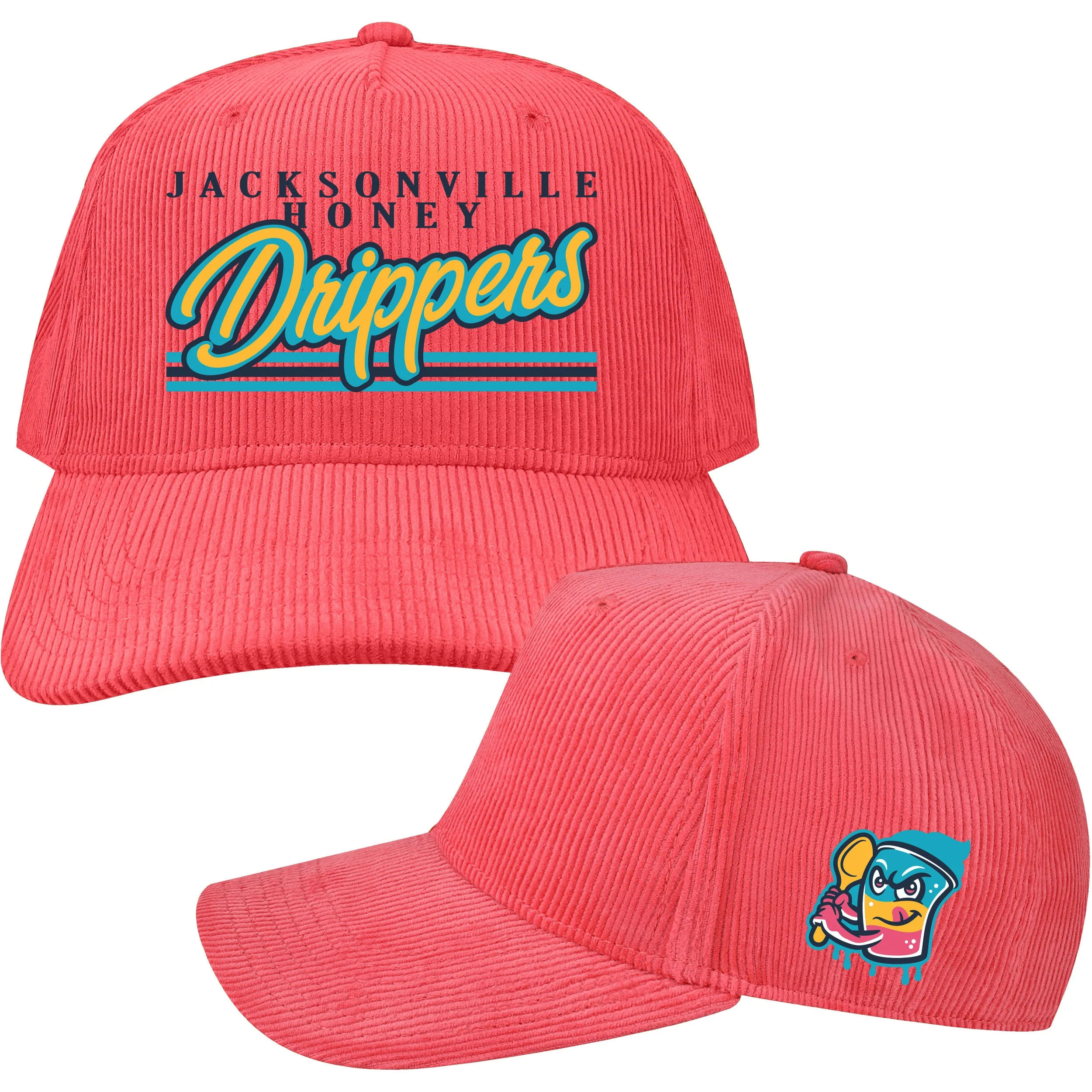 Jacksonville Jumbo Shrimp Legacy Coral Honey Drippers Corduroy Roadie