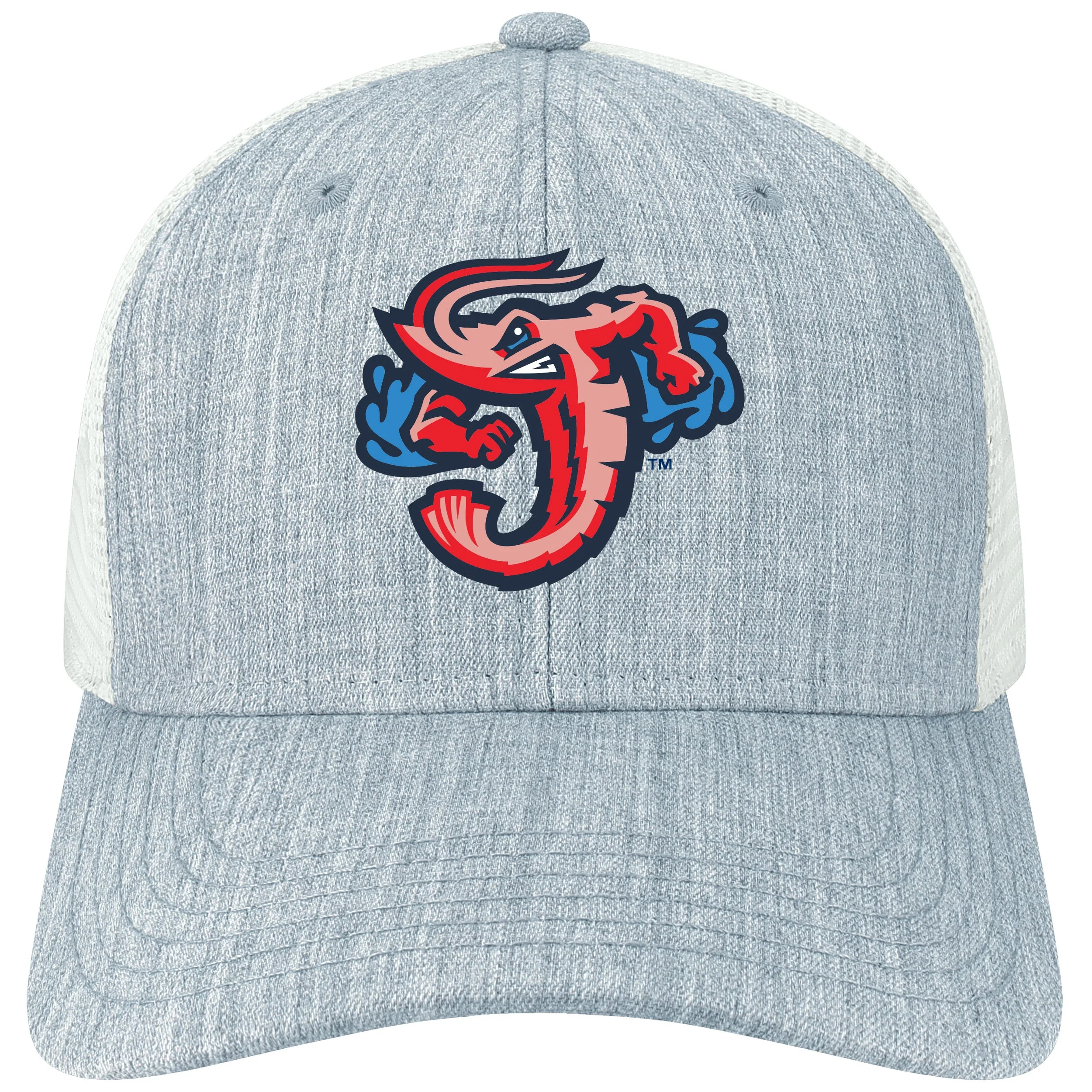 Jacksonville Jumbo Shrimp Legacy Youth Melange Lt. Blue Trucker