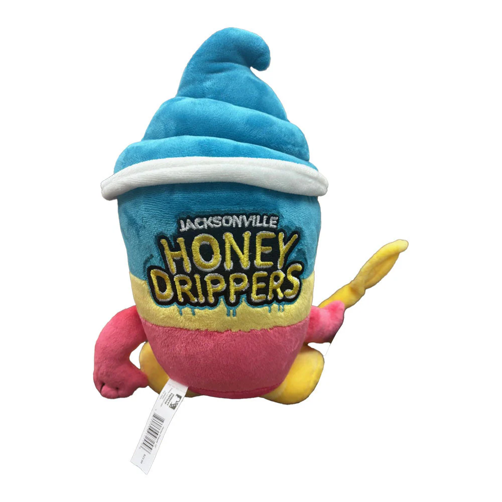Jacksonville Jumbo Shrimp Mascot Factory Honey Dripper 10" Plush - Image 2