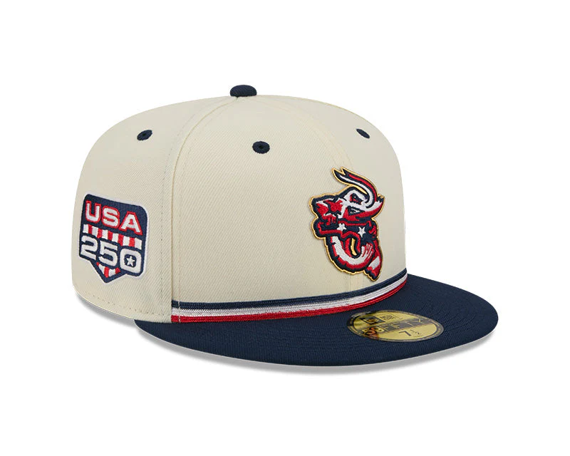 Jacksonville Jumbo Shrimp New Era 2026 4th of July 59Fifty