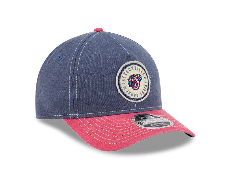 Jacksonville Jumbo Shrimp New Era Felt A-Frame 9Forty - Image 2
