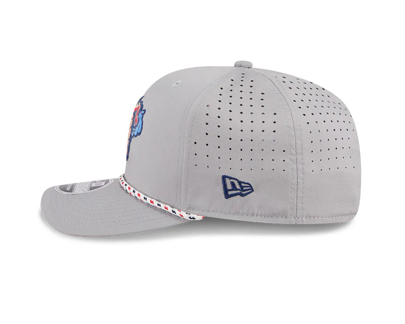 Jacksonville Jumbo Shrimp New Era Gray Multi Rope Sport 9Seventy - Image 4