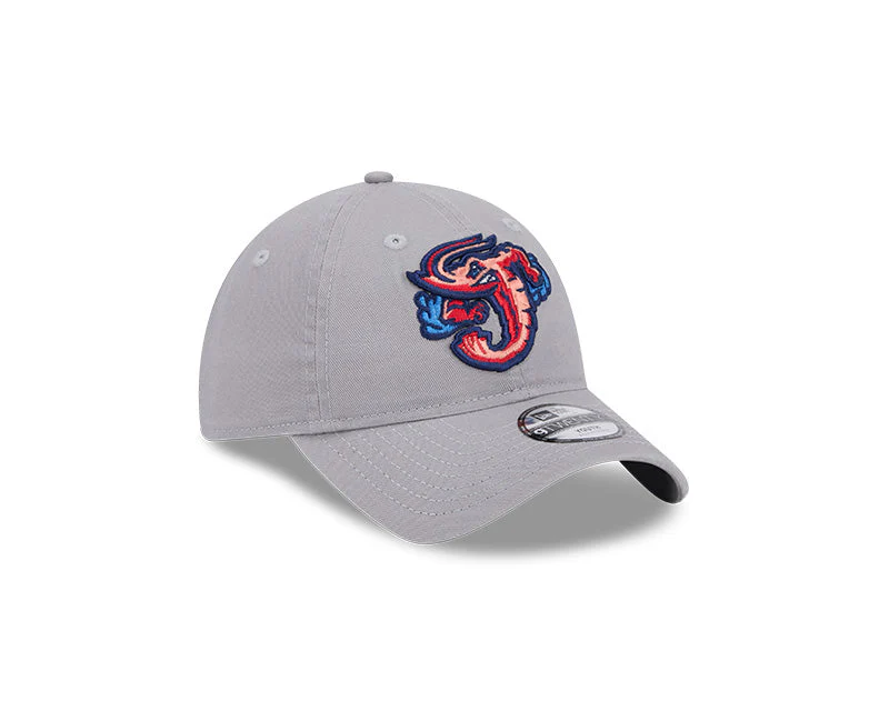 Jacksonville Jumbo Shrimp New Era JR EG Gray 9Twenty - Image 2