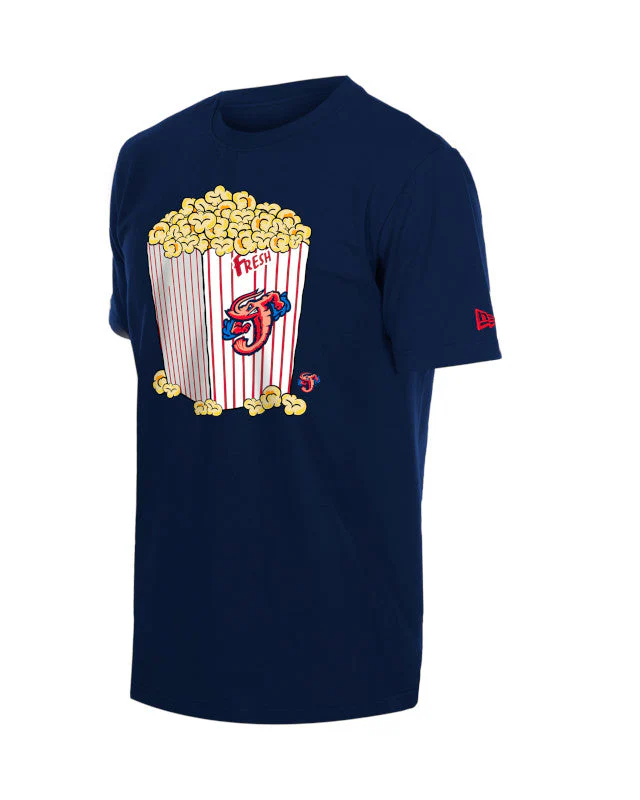 Jacksonville Jumbo Shrimp New Era Popcorn Tee