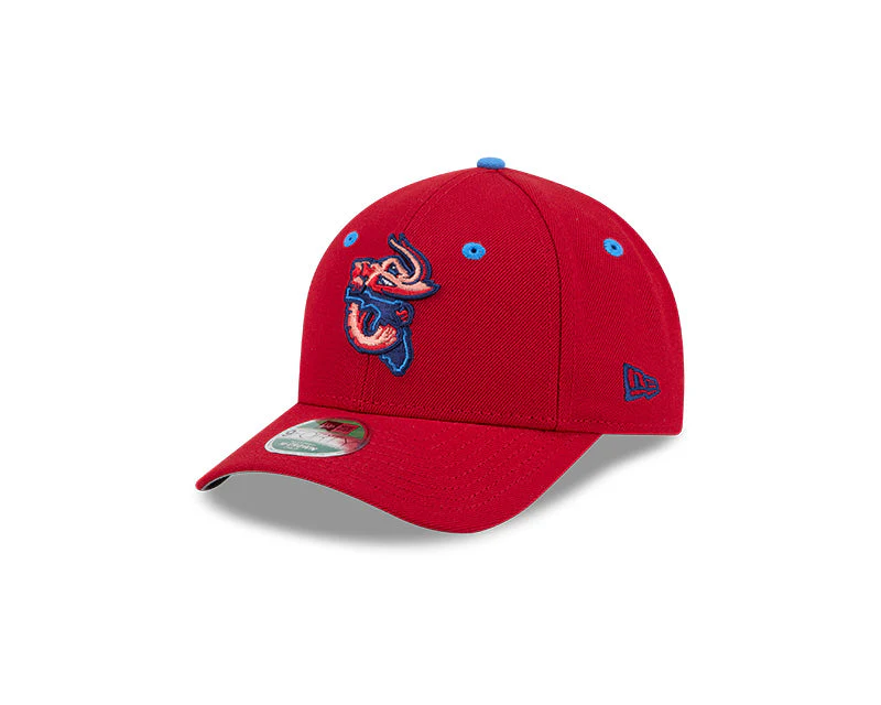 Jacksonville Jumbo Shrimp New Era Red Alt Youth Player Replica 940