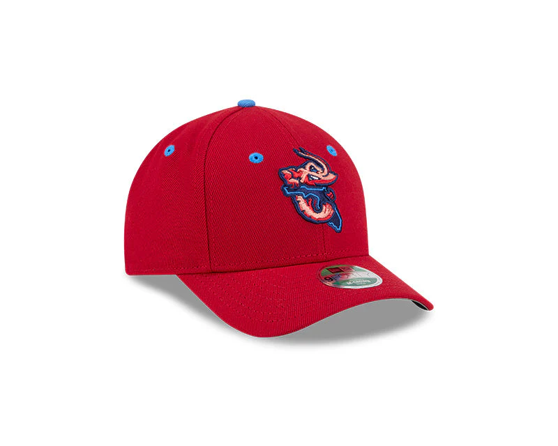 Jacksonville Jumbo Shrimp New Era Red Alt Youth Player Replica 940 - Image 2