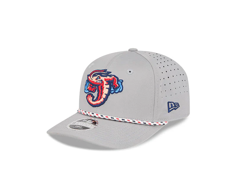 Jacksonville Jumbo Shrimp New Era Toddler Gray Multi Rope Sport 9Seventy