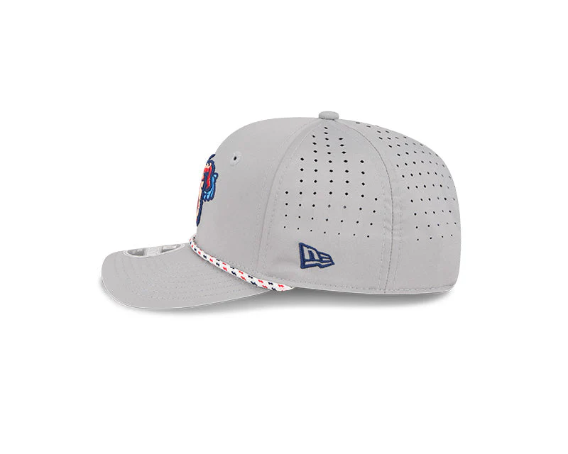 Jacksonville Jumbo Shrimp New Era Toddler Gray Multi Rope Sport 9Seventy - Image 4