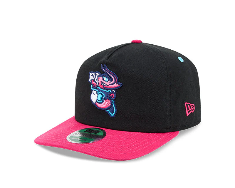 Jacksonville Jumbo Shrimp New Era Vice Nights Player Replica 19Twenty Snapback