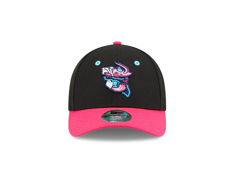 Jacksonville Jumbo Shrimp New Era Vice Nights Youth Player Replica 940 - Image 3