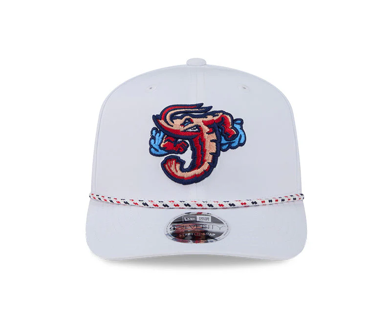 Jacksonville Jumbo Shrimp New Era White Multi Rope Sport 9Seventy - Image 3