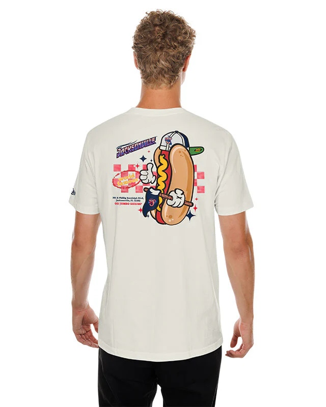 Jacksonville Jumbo Shrimp New Era World Famous Tee - Image 4
