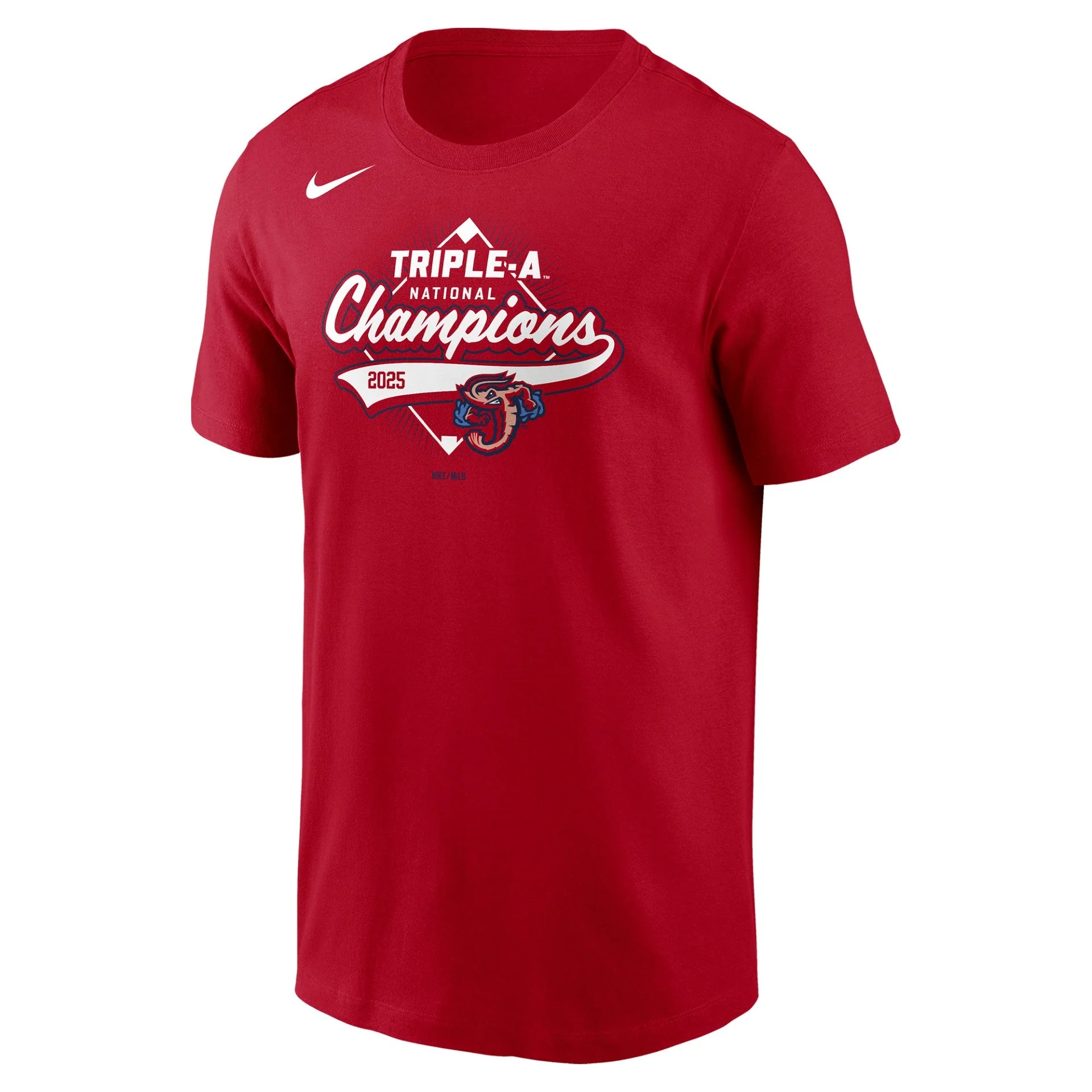 Jacksonville Jumbo Shrimp Nike 2025 AAA National Champions Dri-Fit Cotton Tee