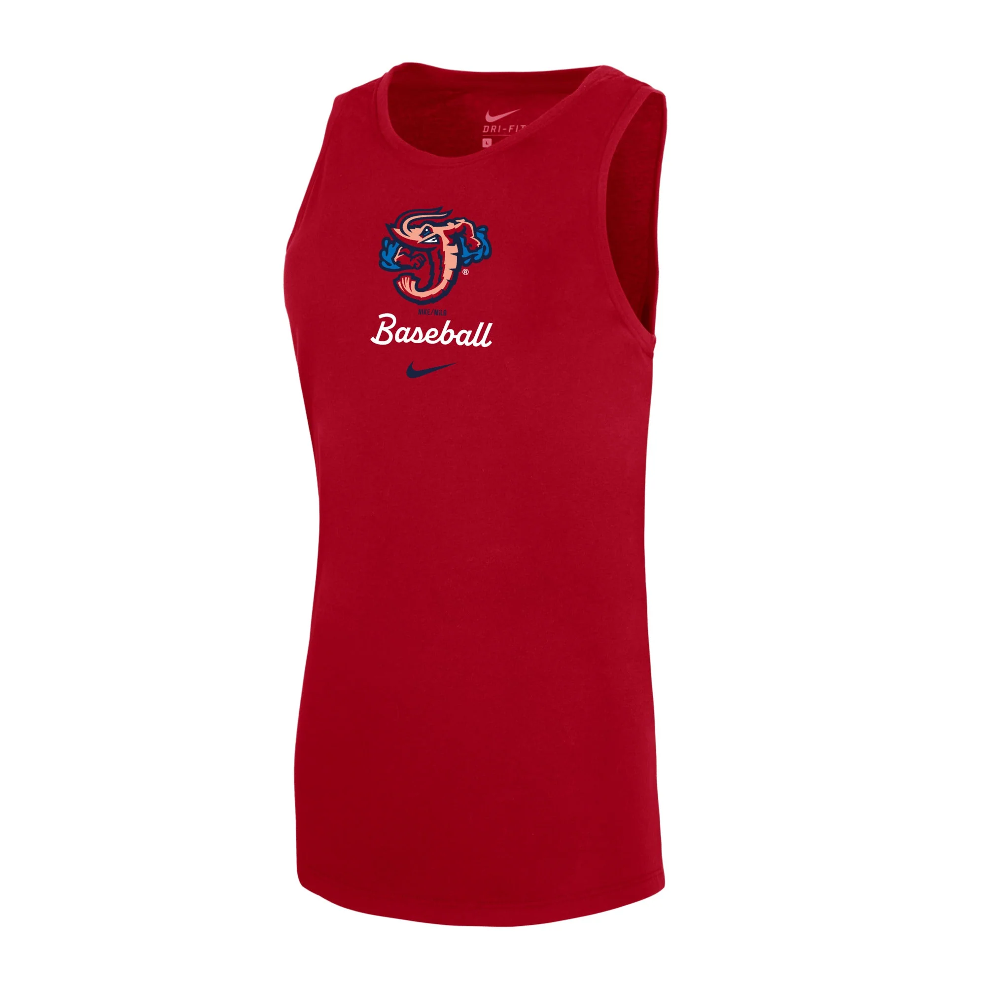 Jacksonville Jumbo Shrimp Nike Women's Dri-FIT Cotton Tomboy Tank