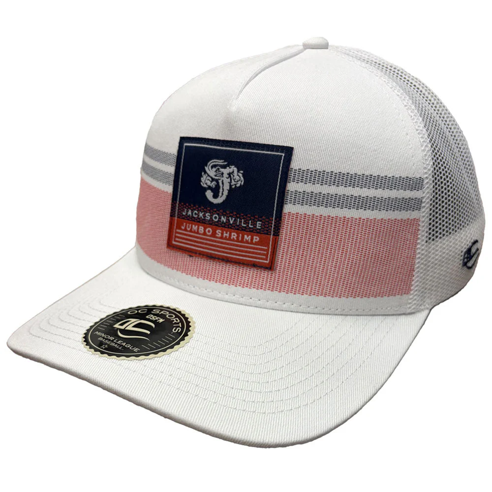 Jacksonville Jumbo Shrimp OC Sports Ace Snapback Trucker