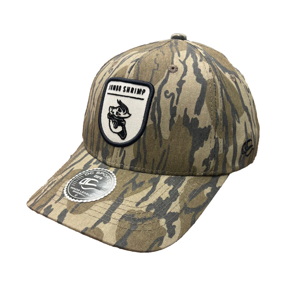 Jacksonville Jumbo Shrimp OC Sports Mossy Oak Hunter Snapback