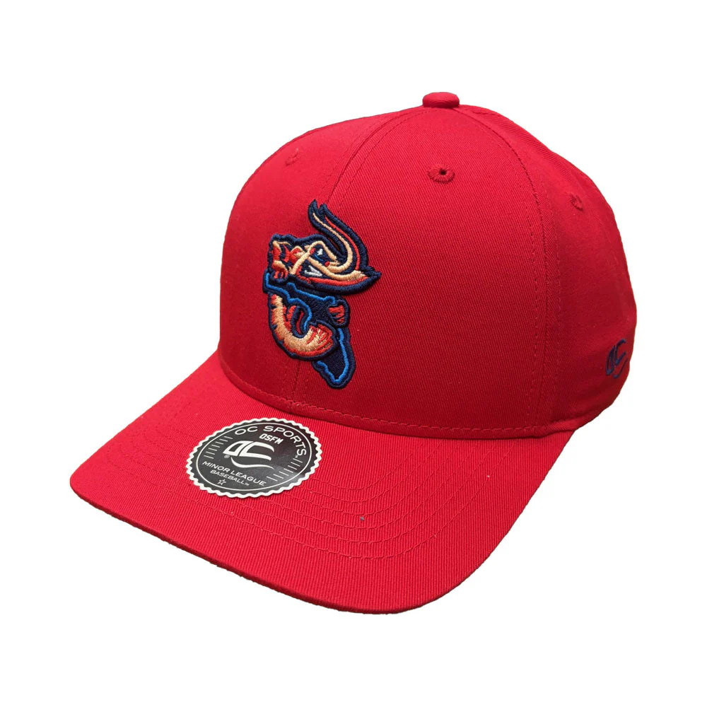 Jacksonville Jumbo Shrimp OC Sports Youth Red Alt Replica Infielder