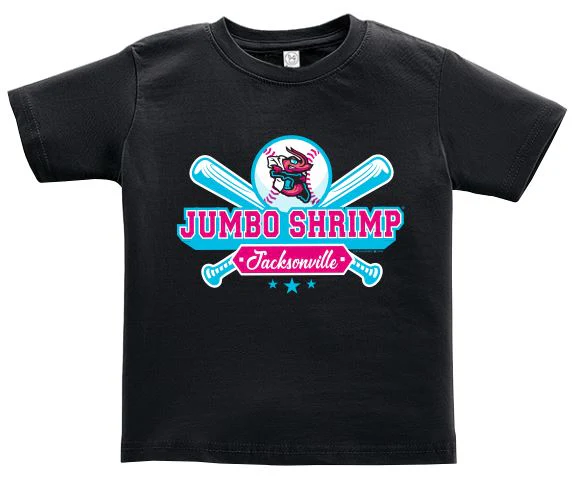 Jacksonville Jumbo Shrimp SAAG Toddler Vice Crossbats Tee