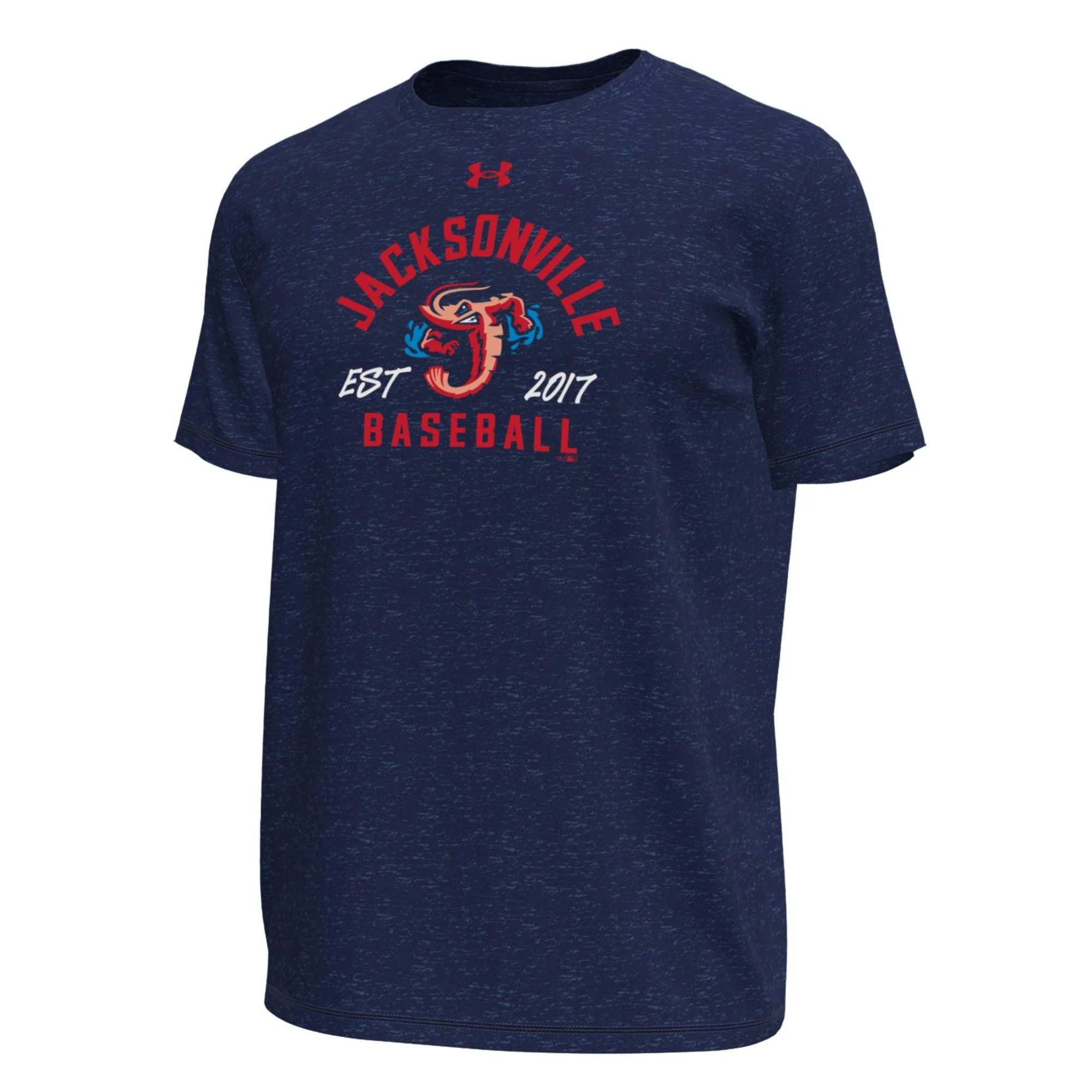 Jacksonville Jumbo Shrimp Under Armour Navy Novelty Tech Stretch Tee