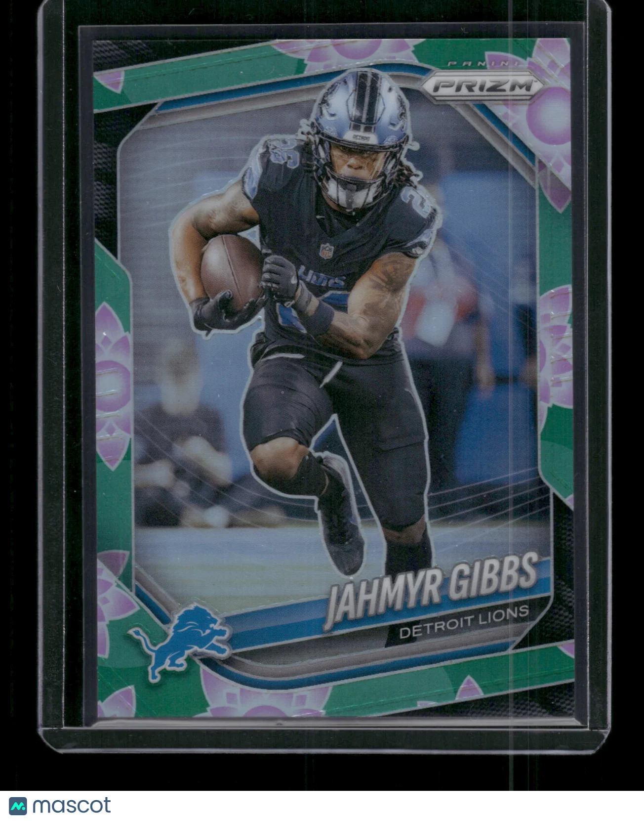 Jahmyr Gibbs 2025 Panini Prizm Football #74 Green