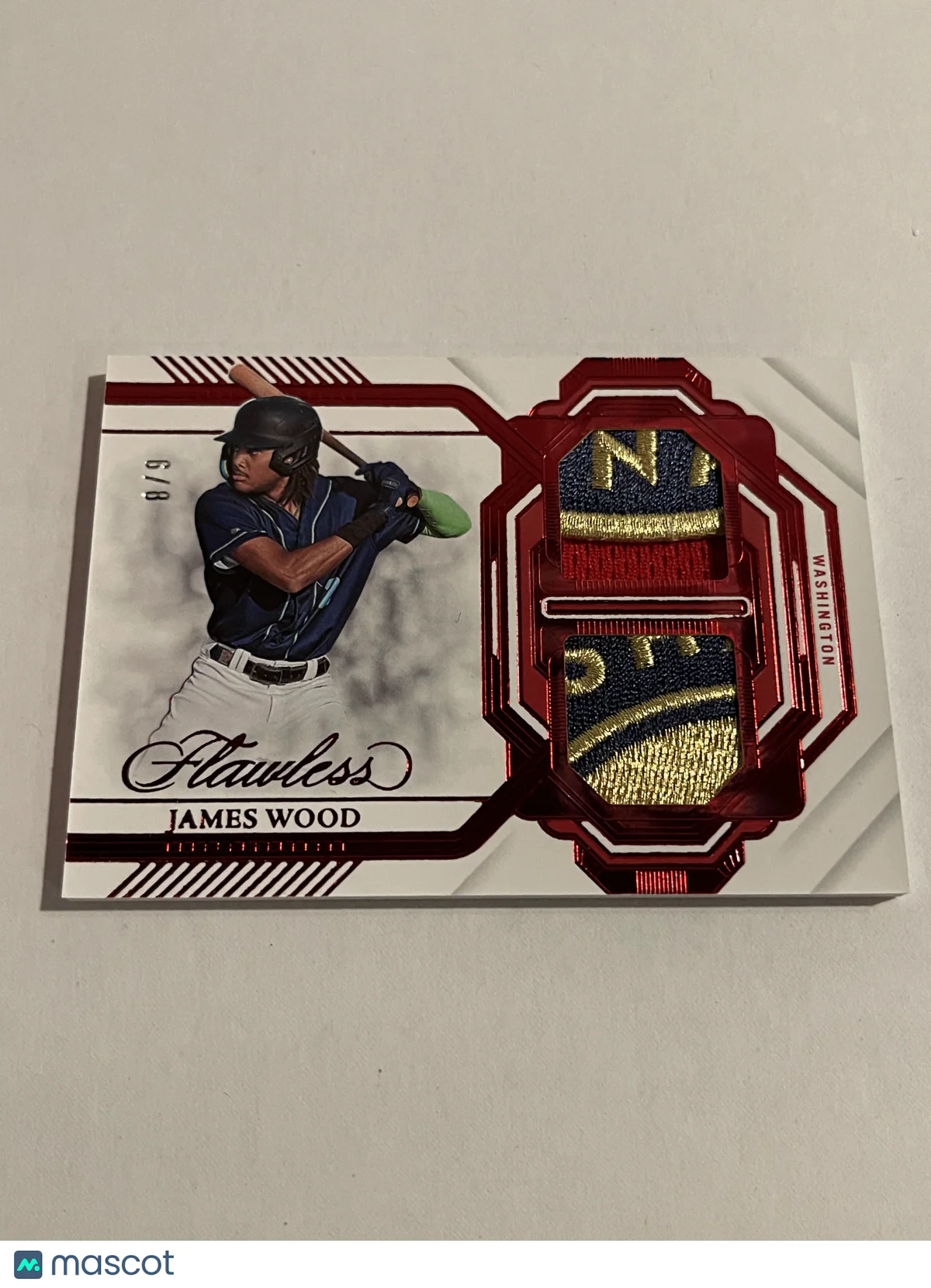 James Wood 2023 Panini Flawless Baseball #DP-JW 6