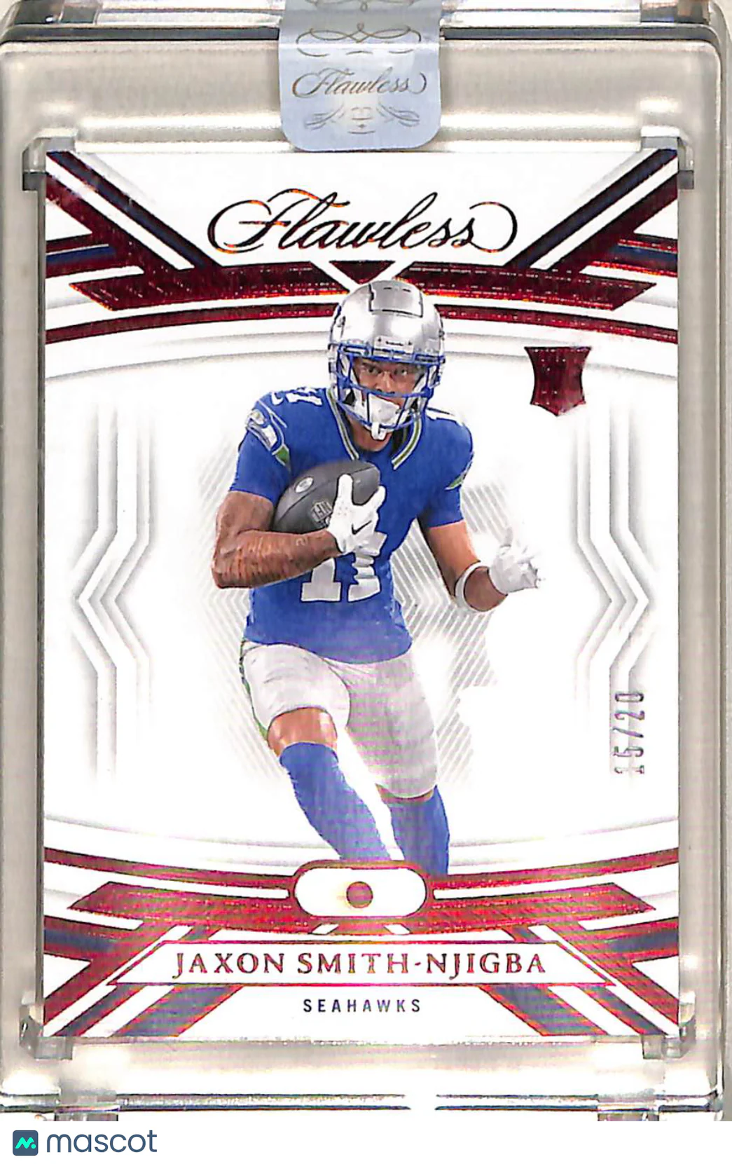 Jaxon Smith-Njigba 2024 Panini Flawless #104 Ruby 15/20