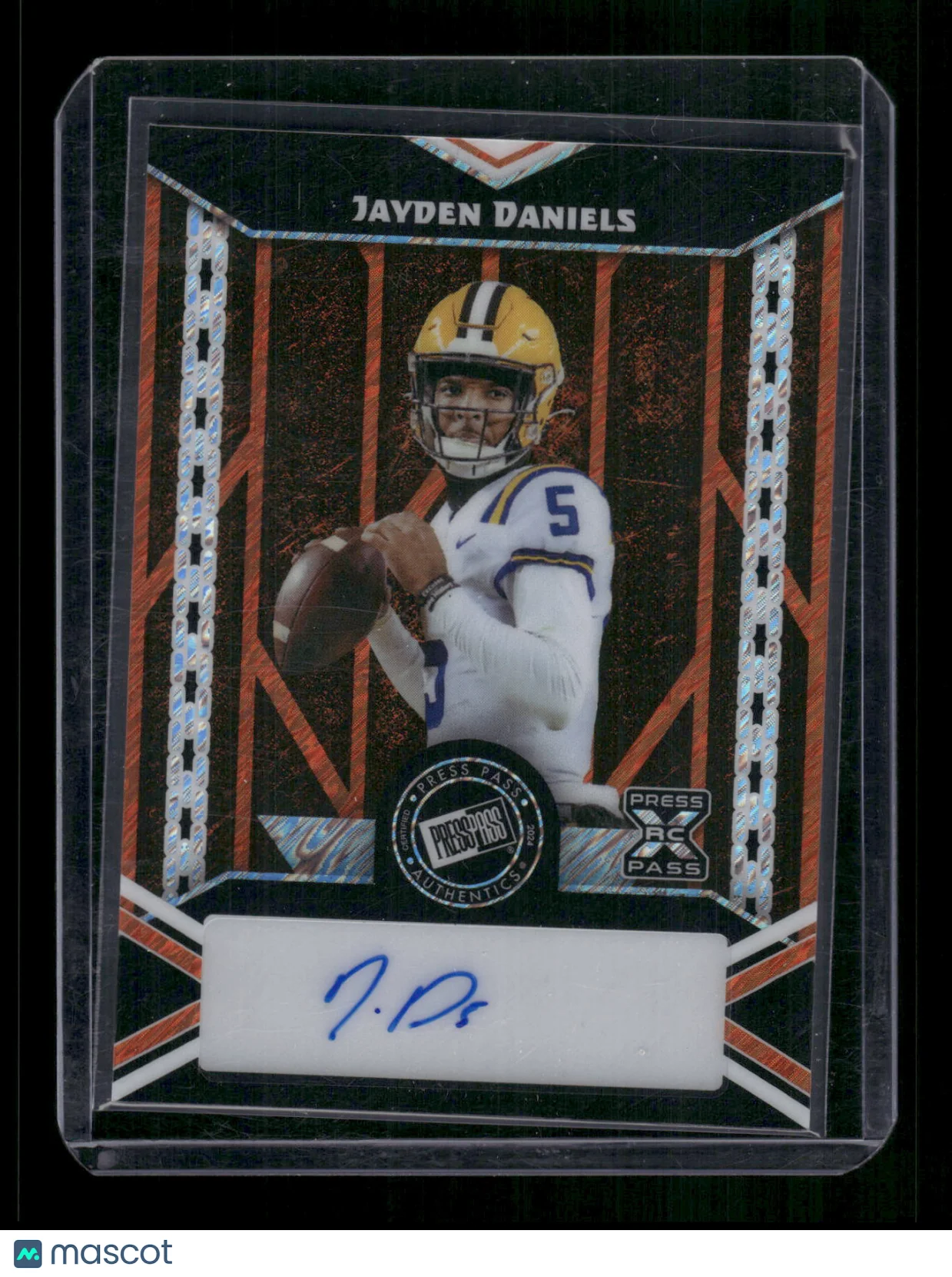 Jayden Daniels 2024 Leaf Press Pass #PPA-JD1 /4