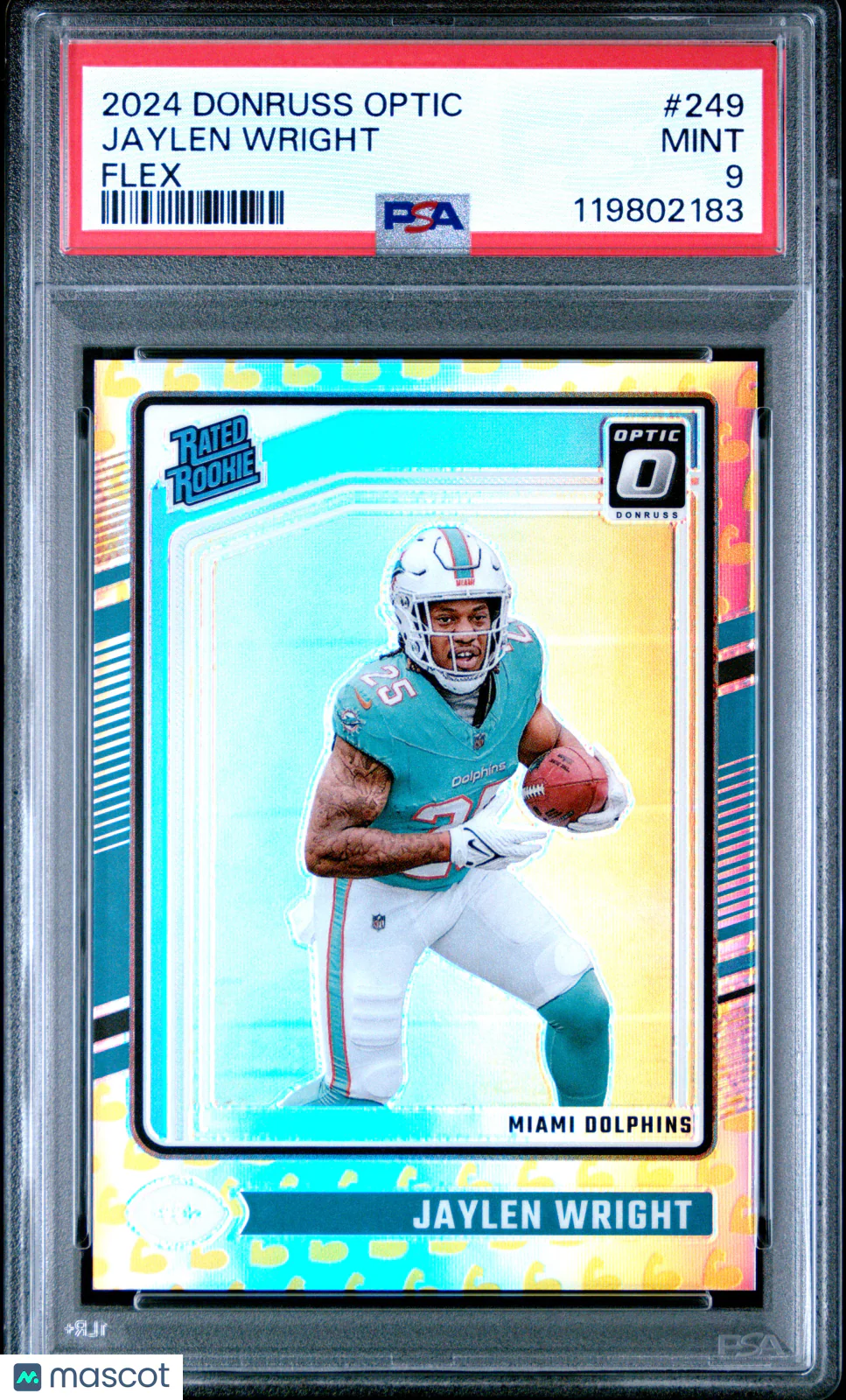 Jaylen Wright 2024 Panini Donruss Optic #249 Flex