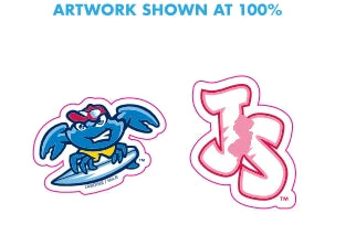 Jersey Shore BlueClaws 2 Pack Clog Charm - Image 2