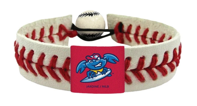 Jersey Shore BlueClaws Baseball Seam Bracelet