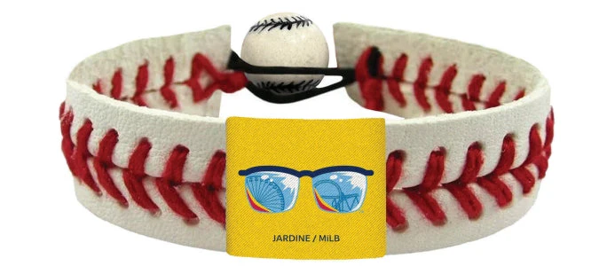Jersey Shore BlueClaws Baseball Seam Bracelet - Image 2