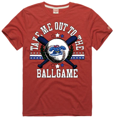 Jersey Shore BlueClaws Homage Take me out to the Ballgame T-Shirt