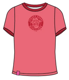 Jersey Shore BlueClaws Lusso Brand Ladies Nora Ringer T-Shirt - Image 3