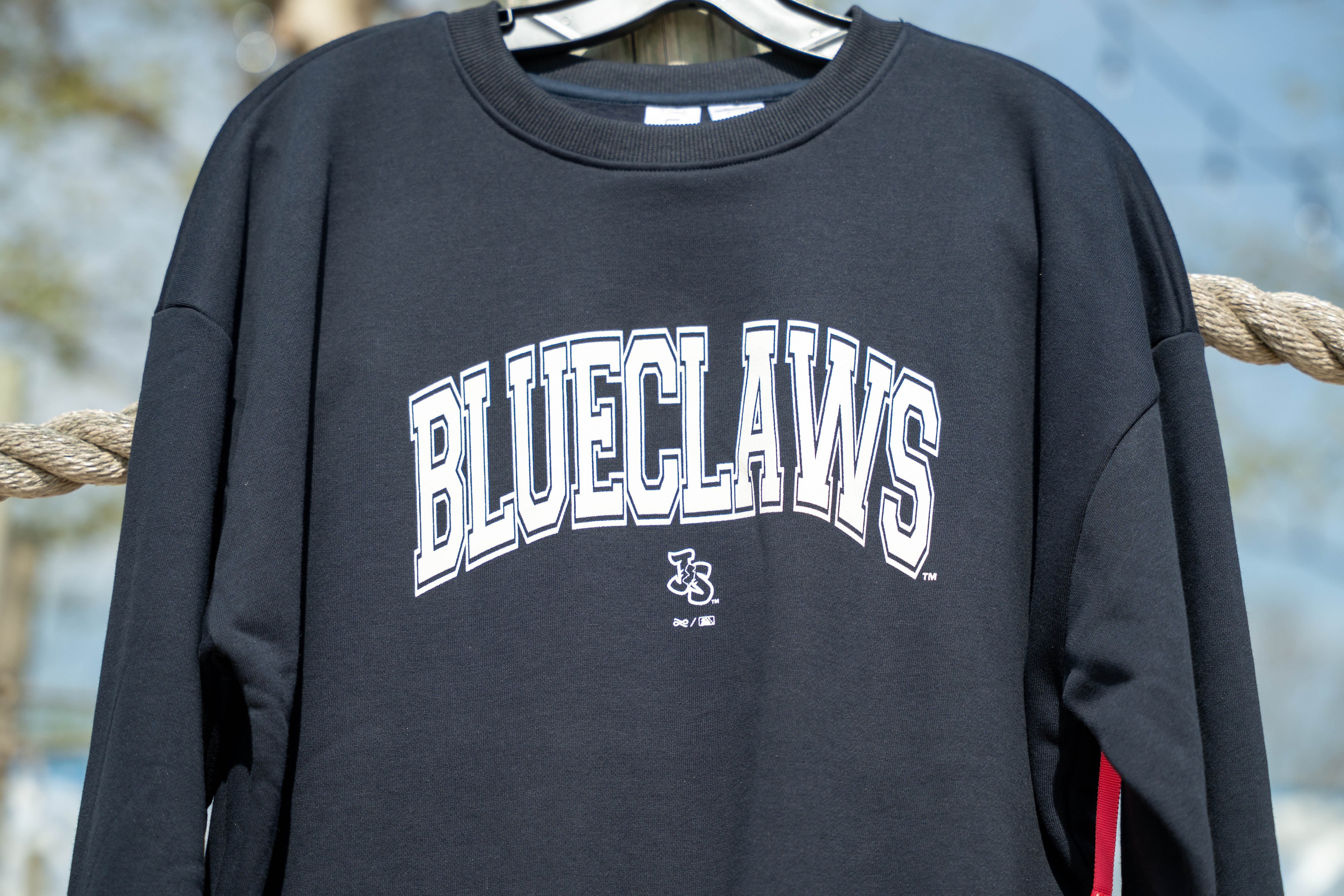 Jersey Shore BlueClaws Lusso Miranda Oversized Sweatshirt - Image 2