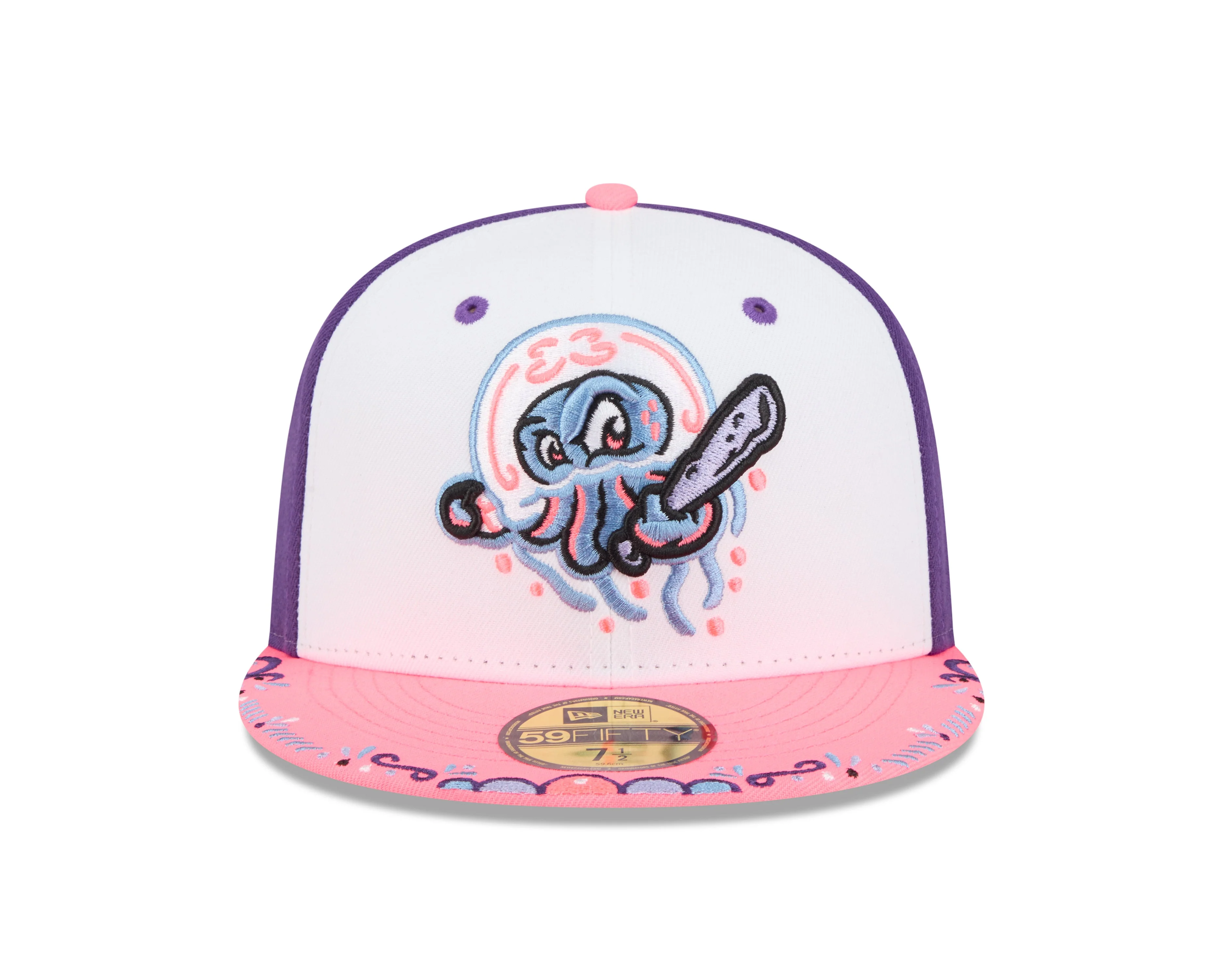 Jersey Shore BlueClaws New Era 59FIFTY On Field 2026 Copa Medusas Cap - Image 2