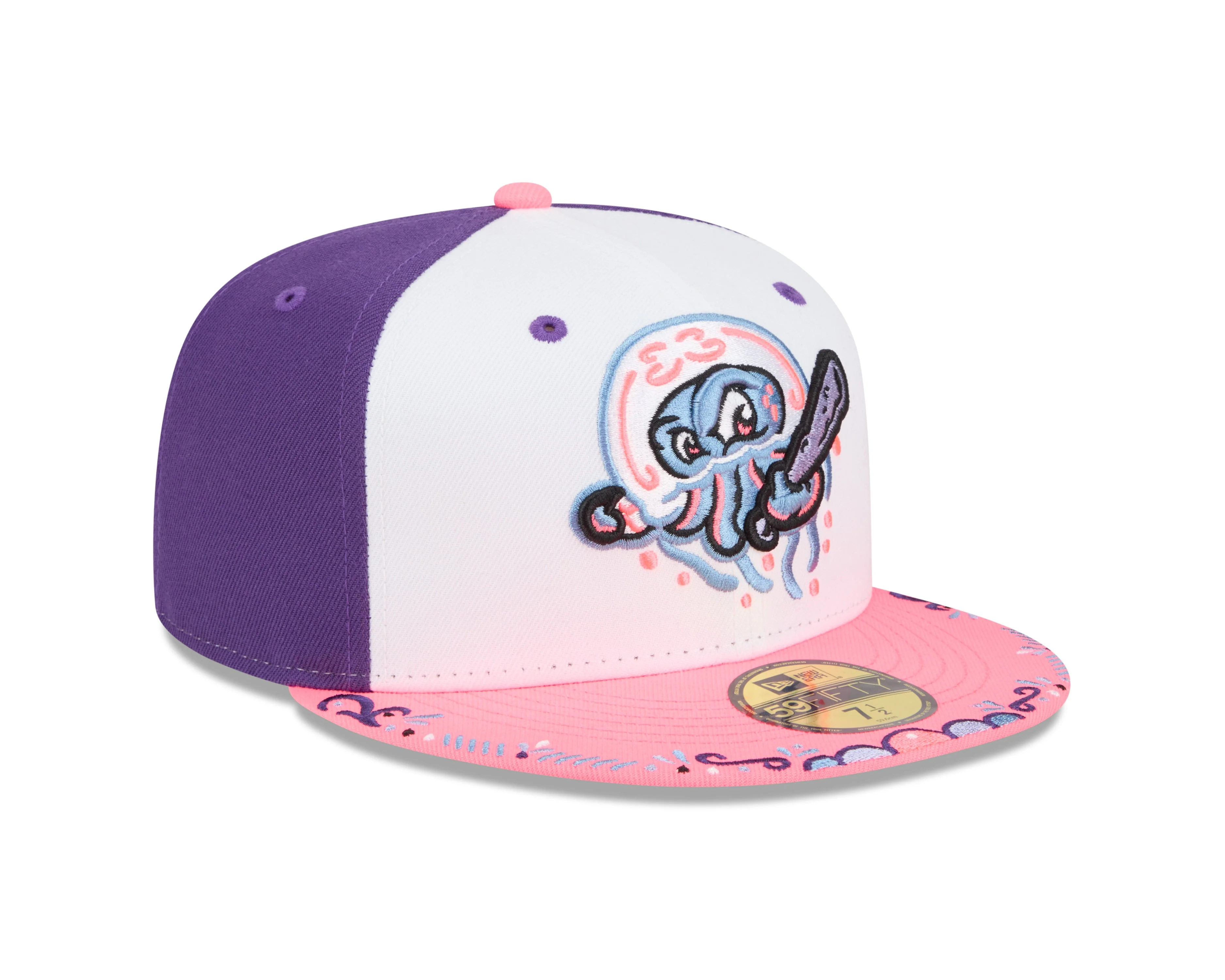Jersey Shore BlueClaws New Era 59FIFTY On Field 2026 Copa Medusas Cap - Image 3
