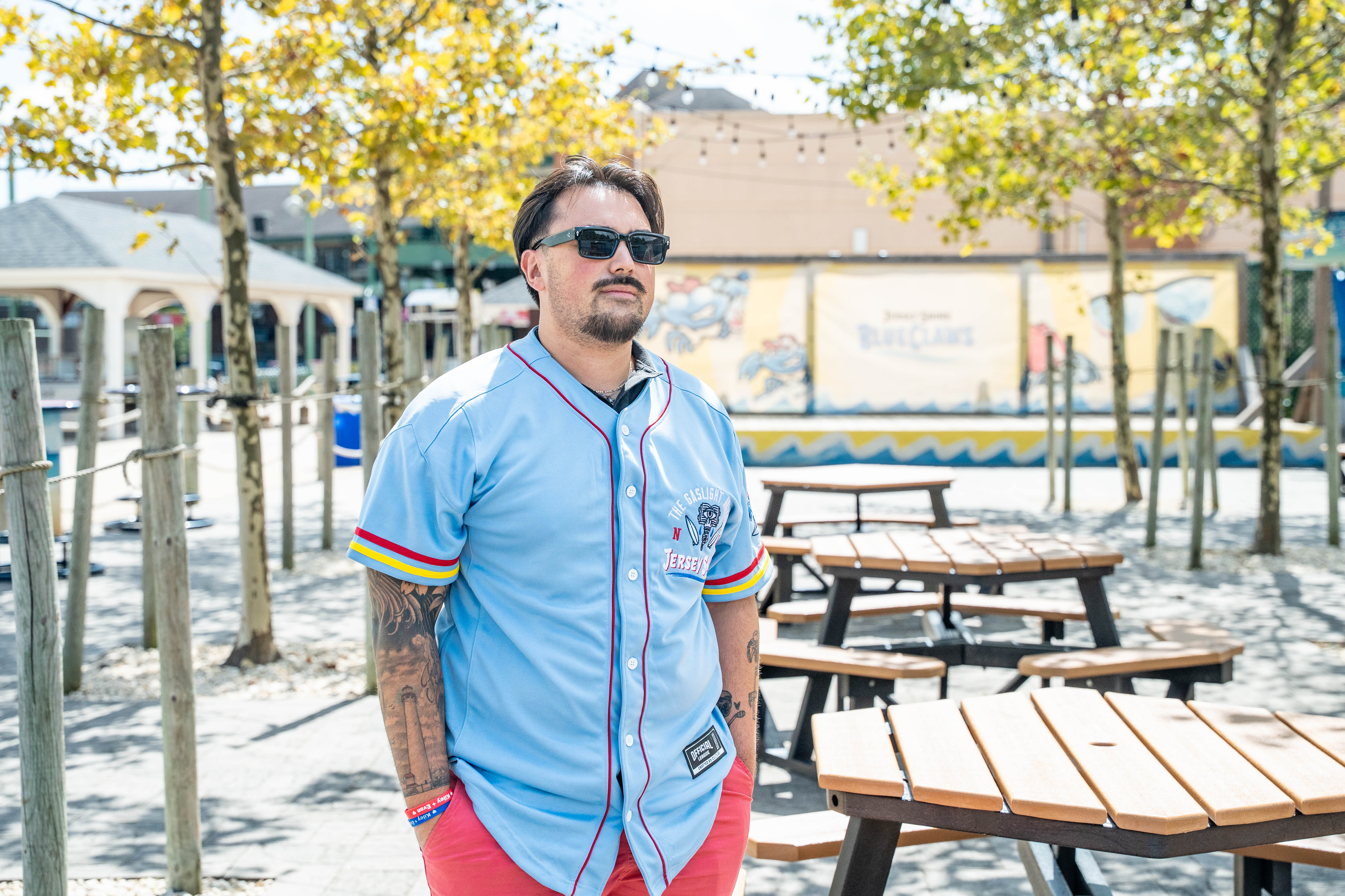 Jersey Shore BlueClaws Official League JSBC X Gaslight Anthem Baseball Jersey - Image 4