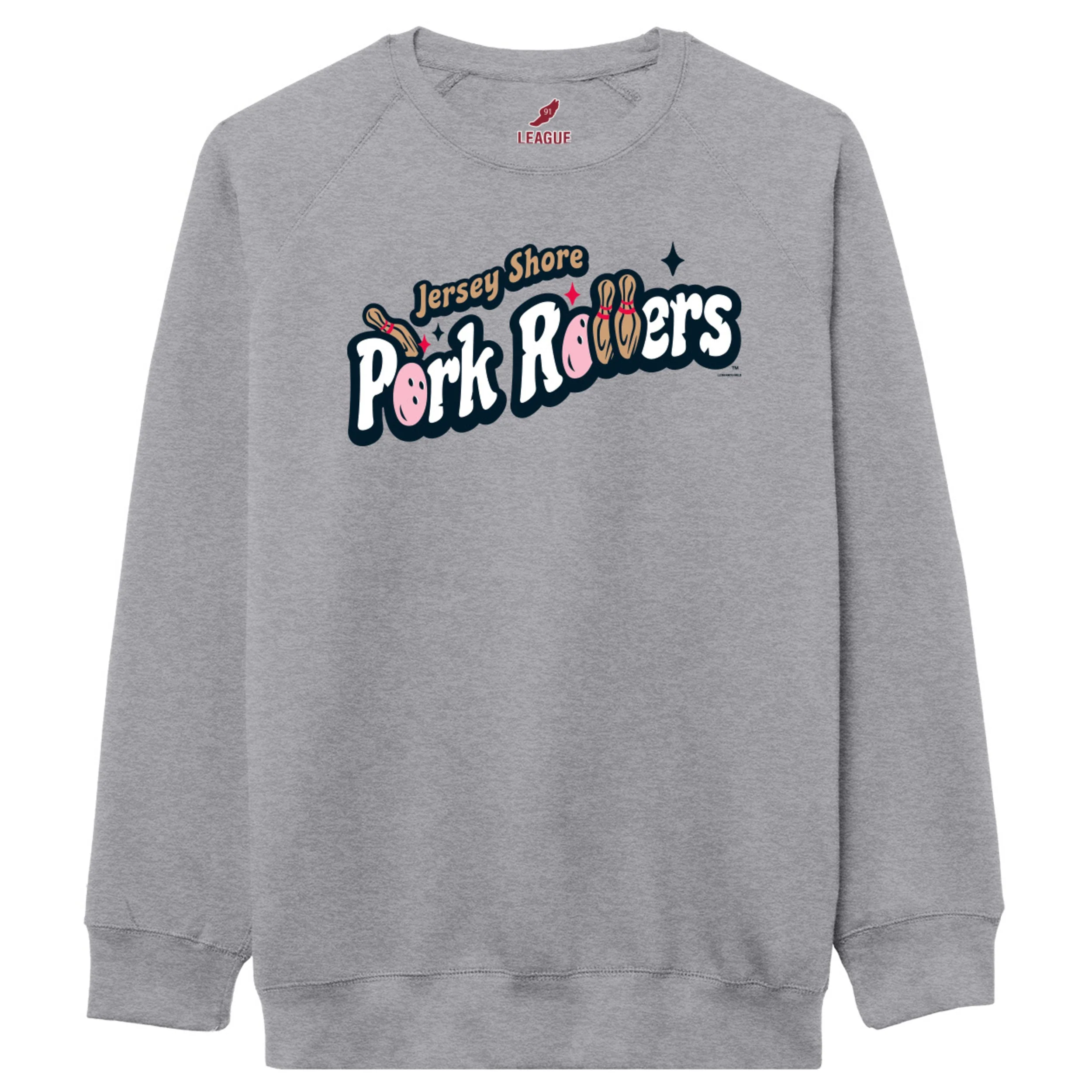 Jersey Shore BlueClaws TNC Jersey Shore Pork Rollers Crewneck Sweatshirt