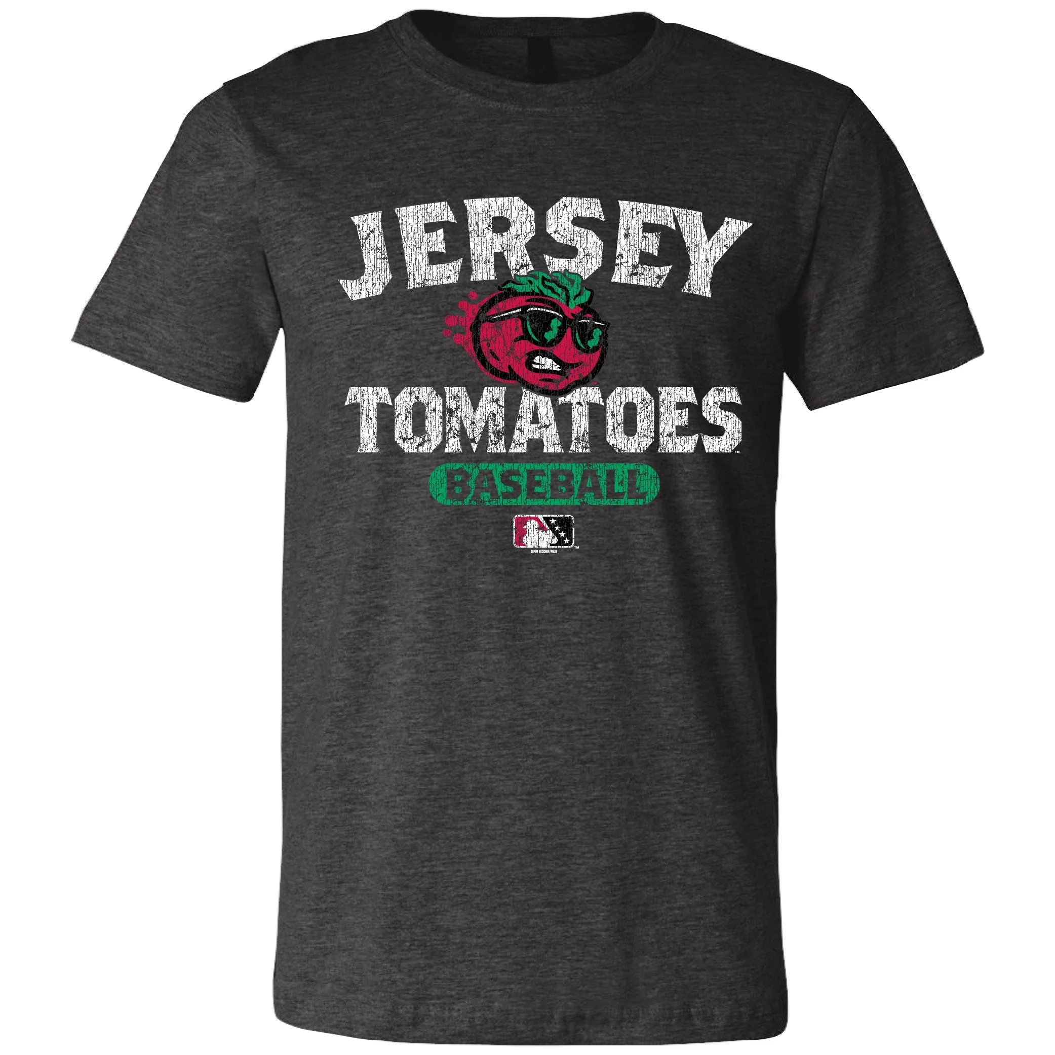Jersey Shore BlueClaws TNC Jersey Tomatoes Heathered Gray Tee