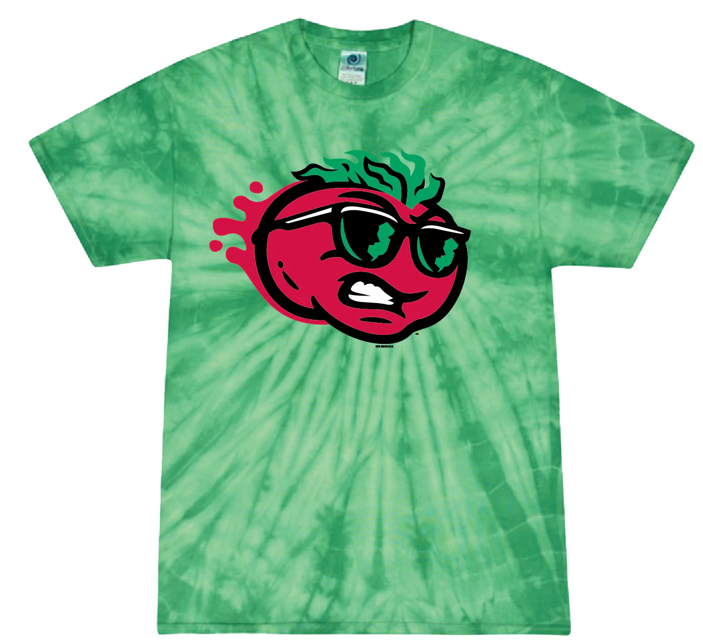 Jersey Shore BlueClaws TNC Jersey Tomatoes Kelly Green Tie Dye T-Shirt