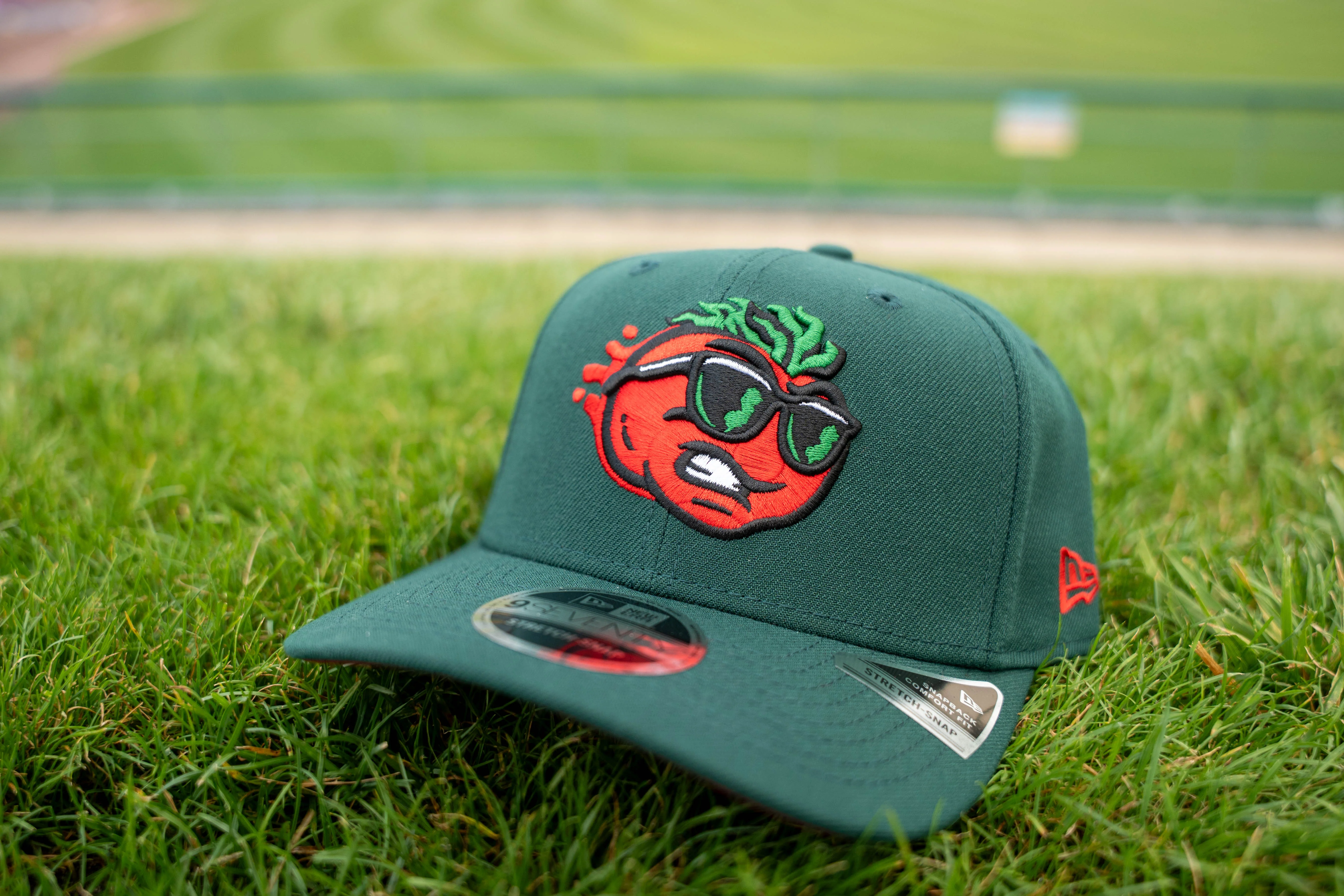 Jersey Shore BlueClaws TNC Jersey Tomatoes Limited Edition New Era 970 Stretch Snap