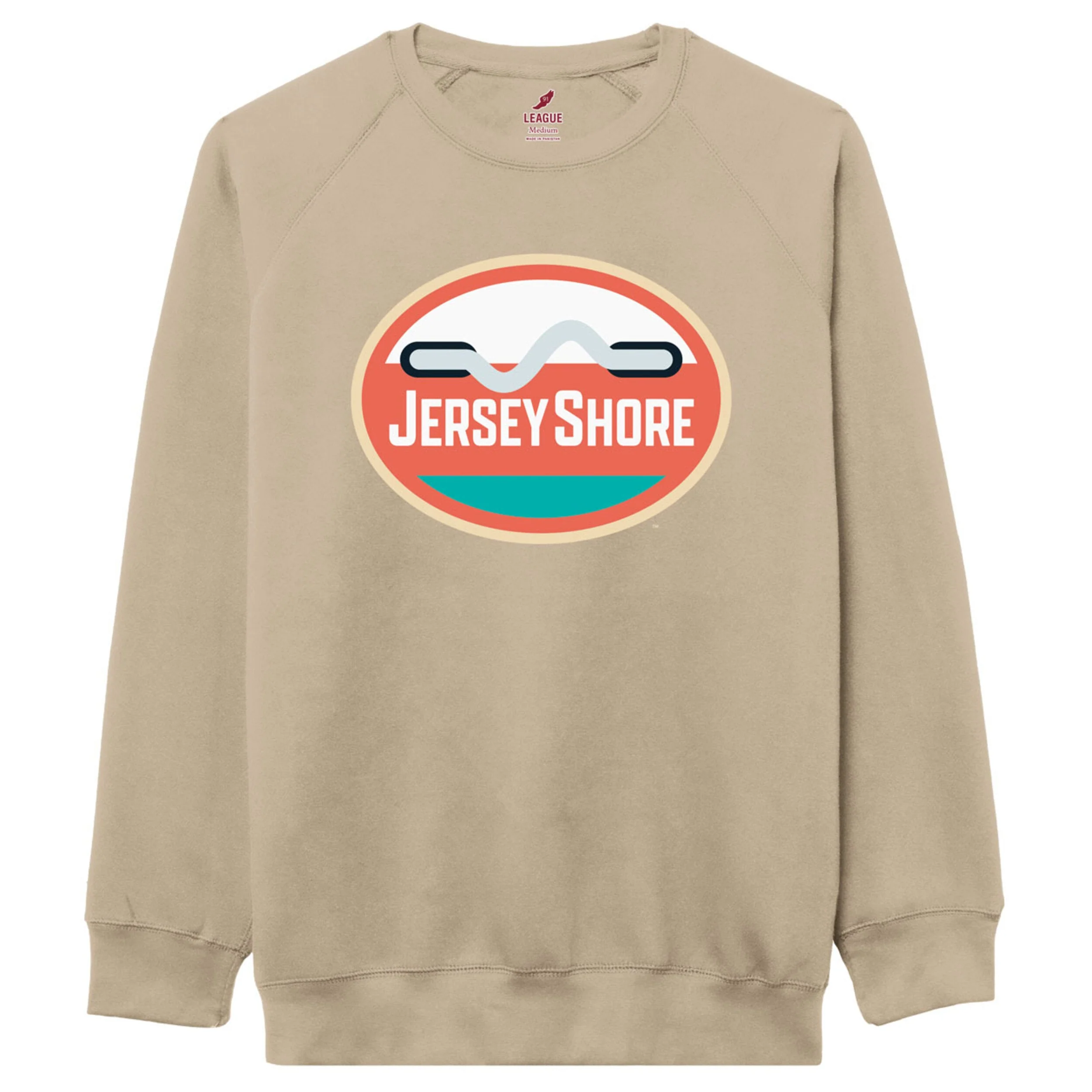Jersey Shore BlueClaws TNC ShoreTown Beach Badgers Crewneck Sweatshirt