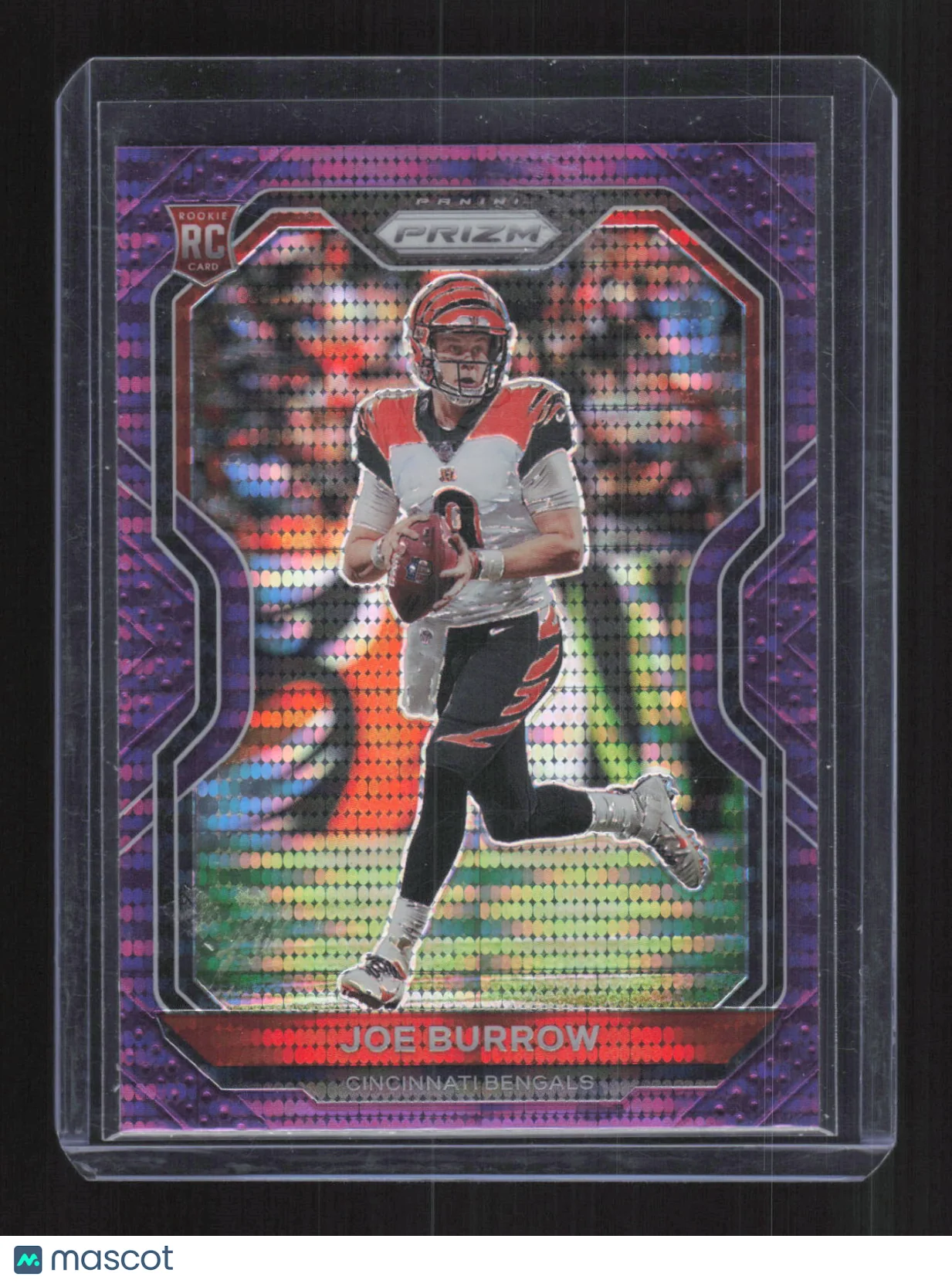 Joe Burrow 2020 Panini Prizm #307 Purple Pulsar
