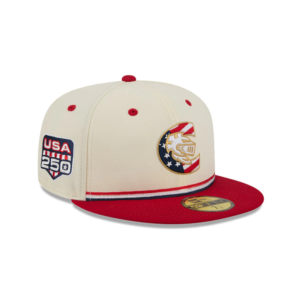 Charlotte Knights 2026 New Era Fourth of July 59FIFTY Fitted Cap - Image 2