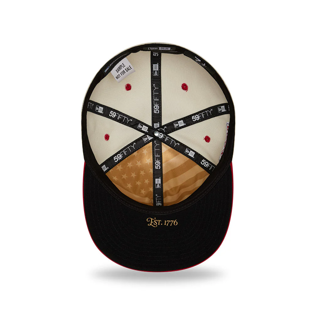 Charlotte Knights 2026 New Era Fourth of July 59FIFTY Fitted Cap - Image 7
