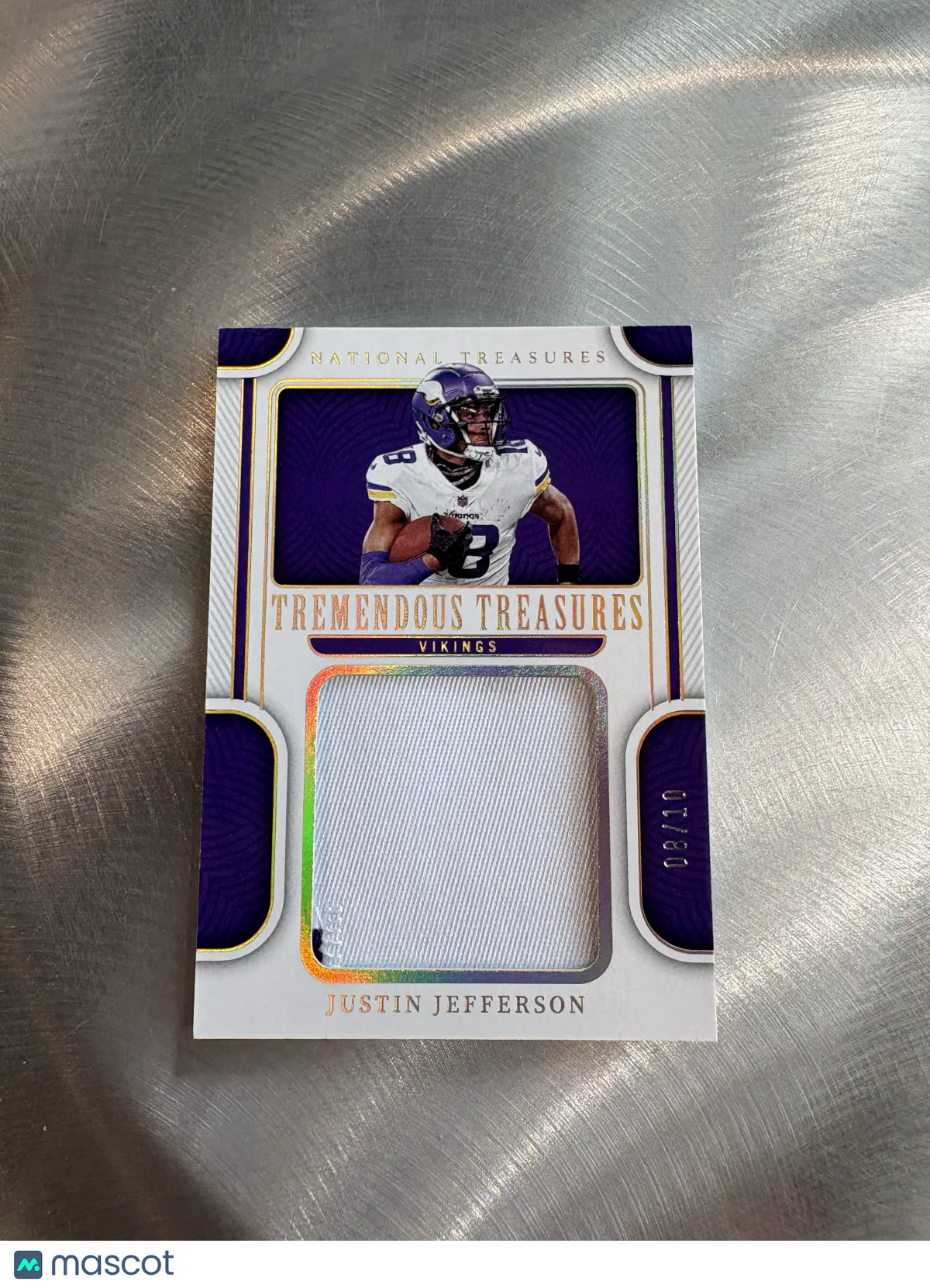 Justin Jefferson 2023 National Treasures Tremendo