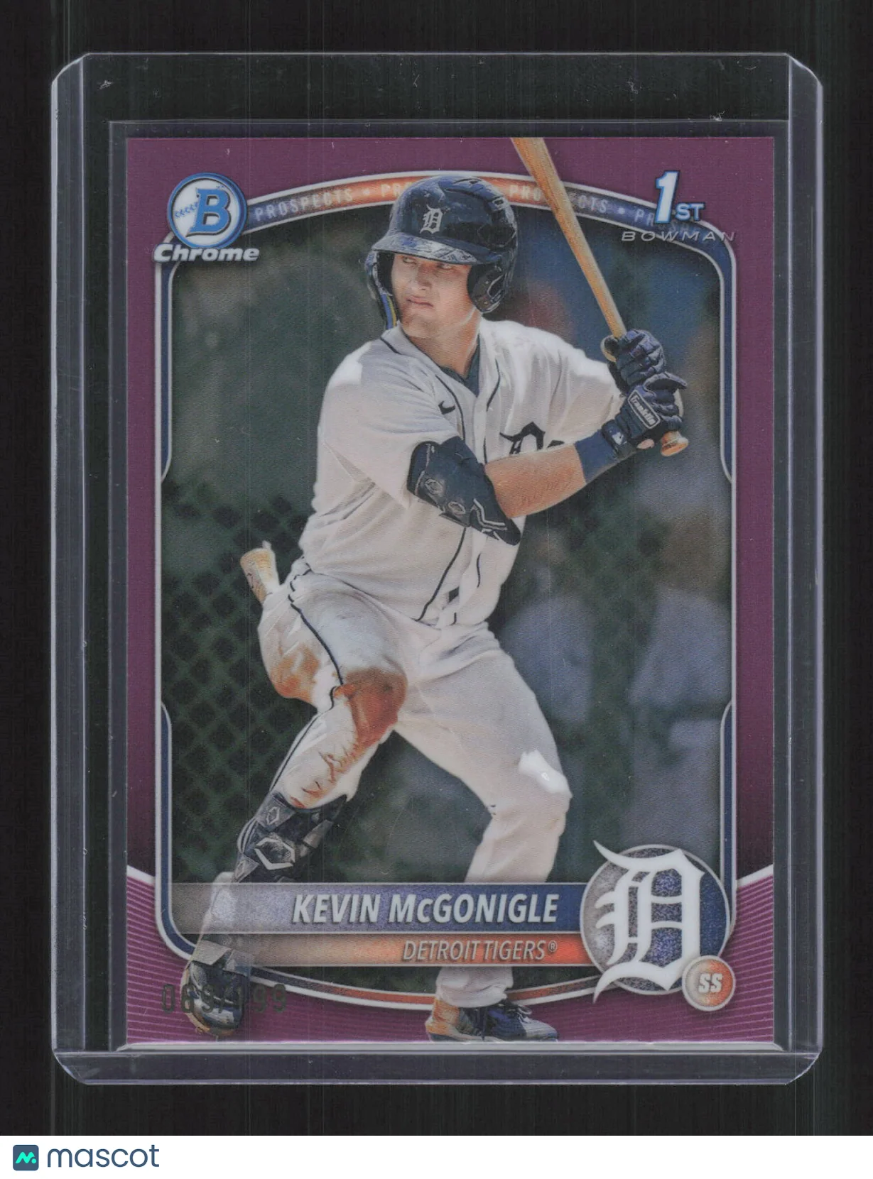 Kevin McGonigle 2024 Bowman Chrome 1st Purple Refractor /199 #BCP-79