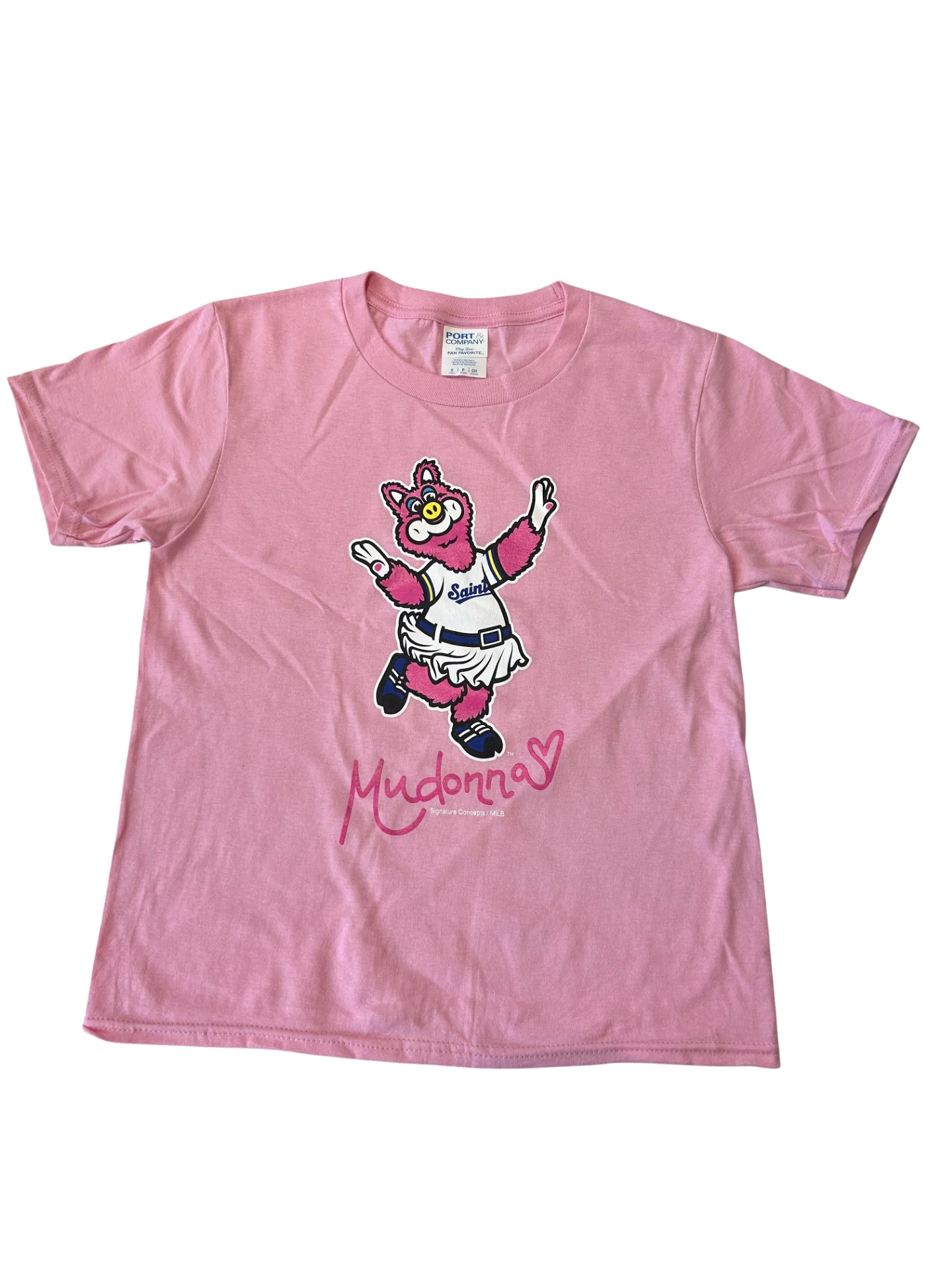 St. Paul Saints Kids Dancing Mudonna T Pink - Image 2