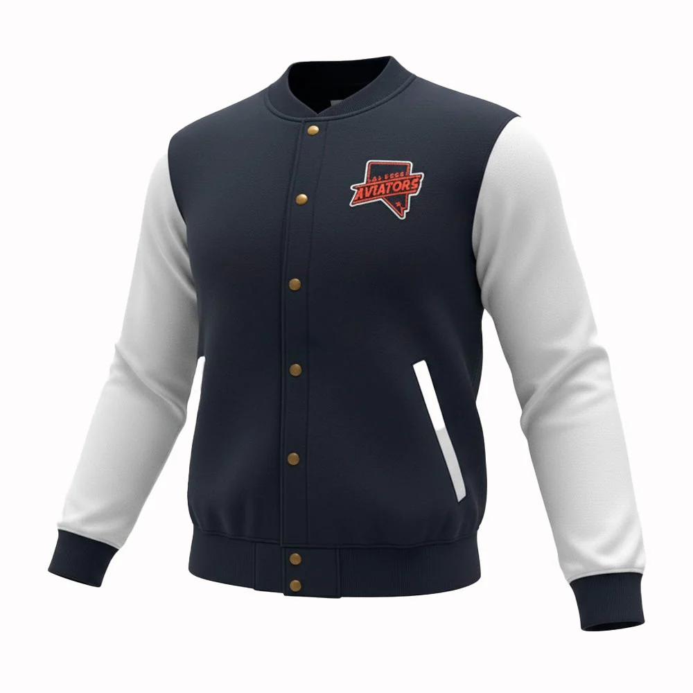 Kids' L2 State Navy/White Varsity Jacket